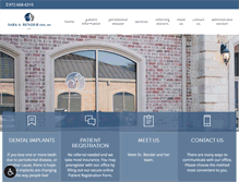 Tablet Screenshot of benderperiodontics.com